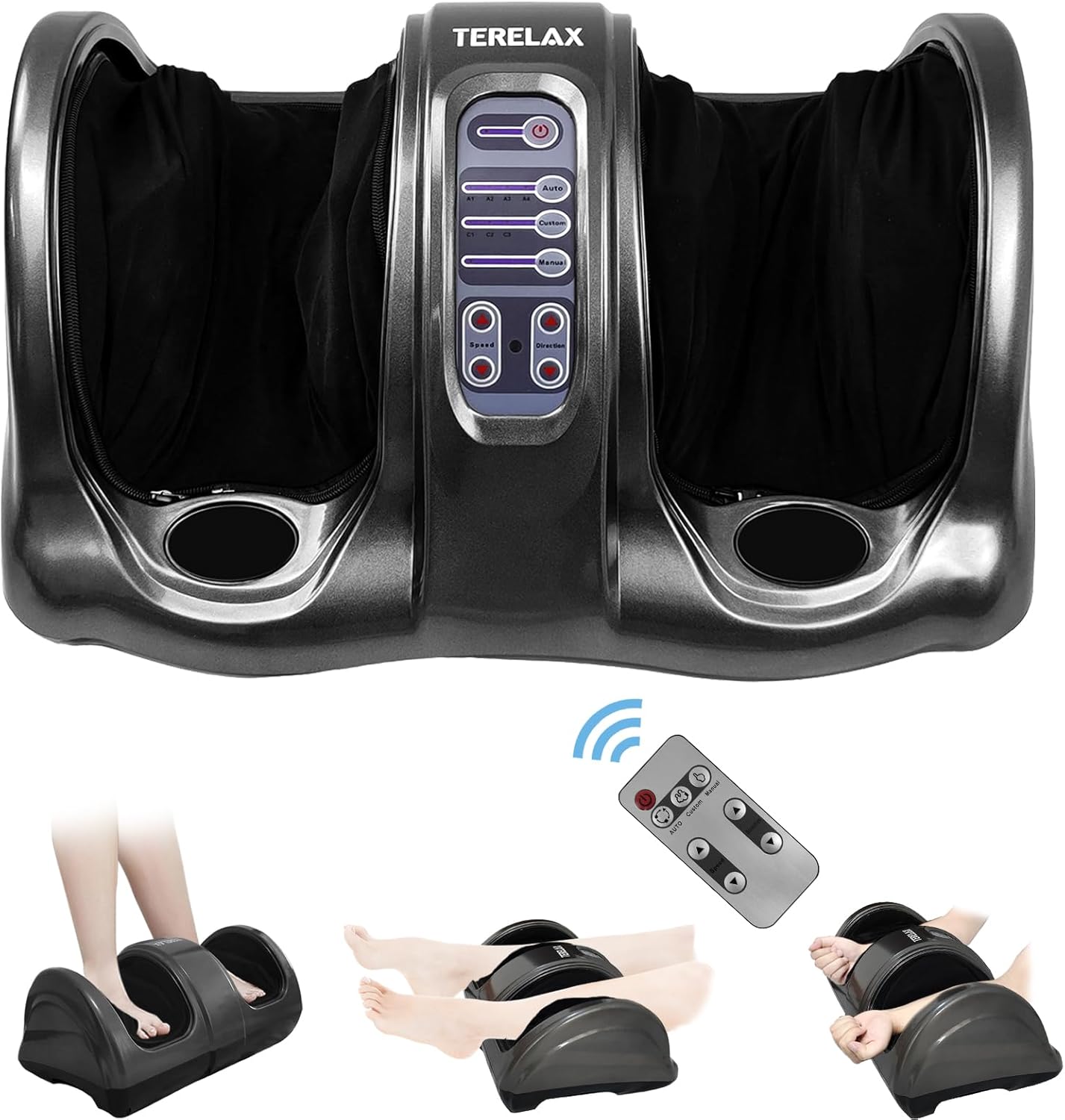 TERELAX Foot Massager for Circulation and Pain Relief, Deep