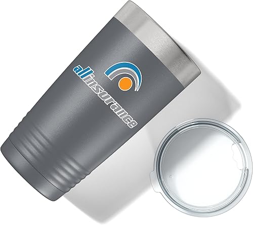 Miniatura 39 de Vaso personalizado de 20 onzas (17 colores) impreso aislado de acero inoxidable con recubrimiento en polvo con tapa, artículos promocionales