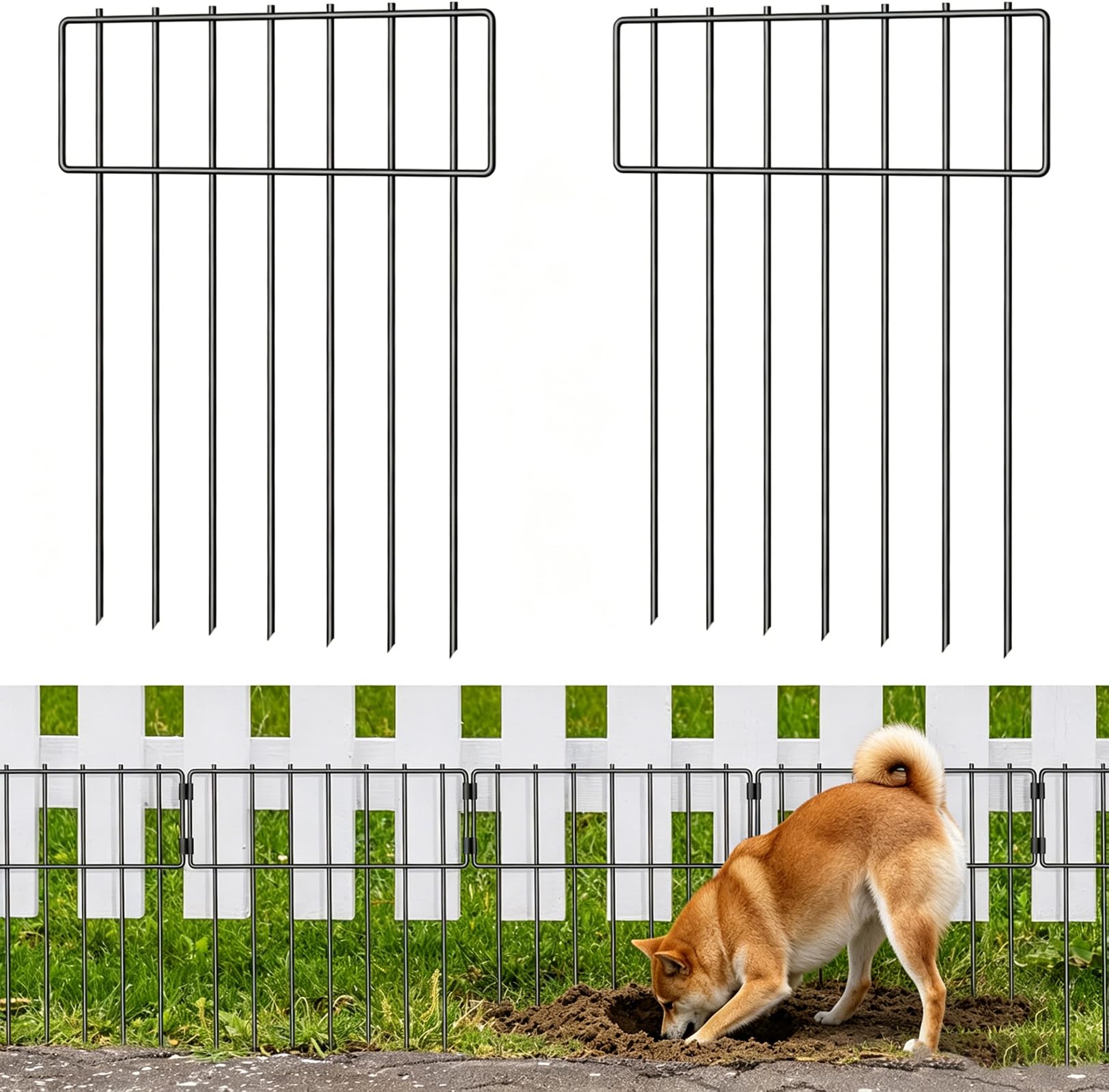 NANANARDOSO 10-Pack Animal Barrier Fence