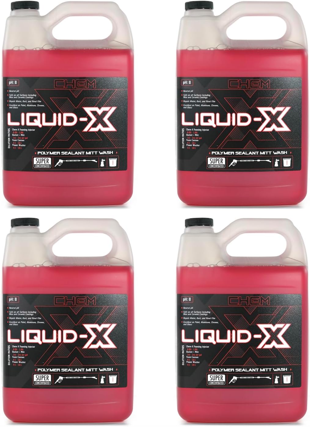 Chem-X Liquid-X: Polymer Sealant Mitt Wash (4 Gallons)
