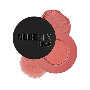 Nudestix STAX All Over Color Blush Balm Multi-Use Cream Blush for Cheeks, Eyes & Lips with Soft Matte Finish