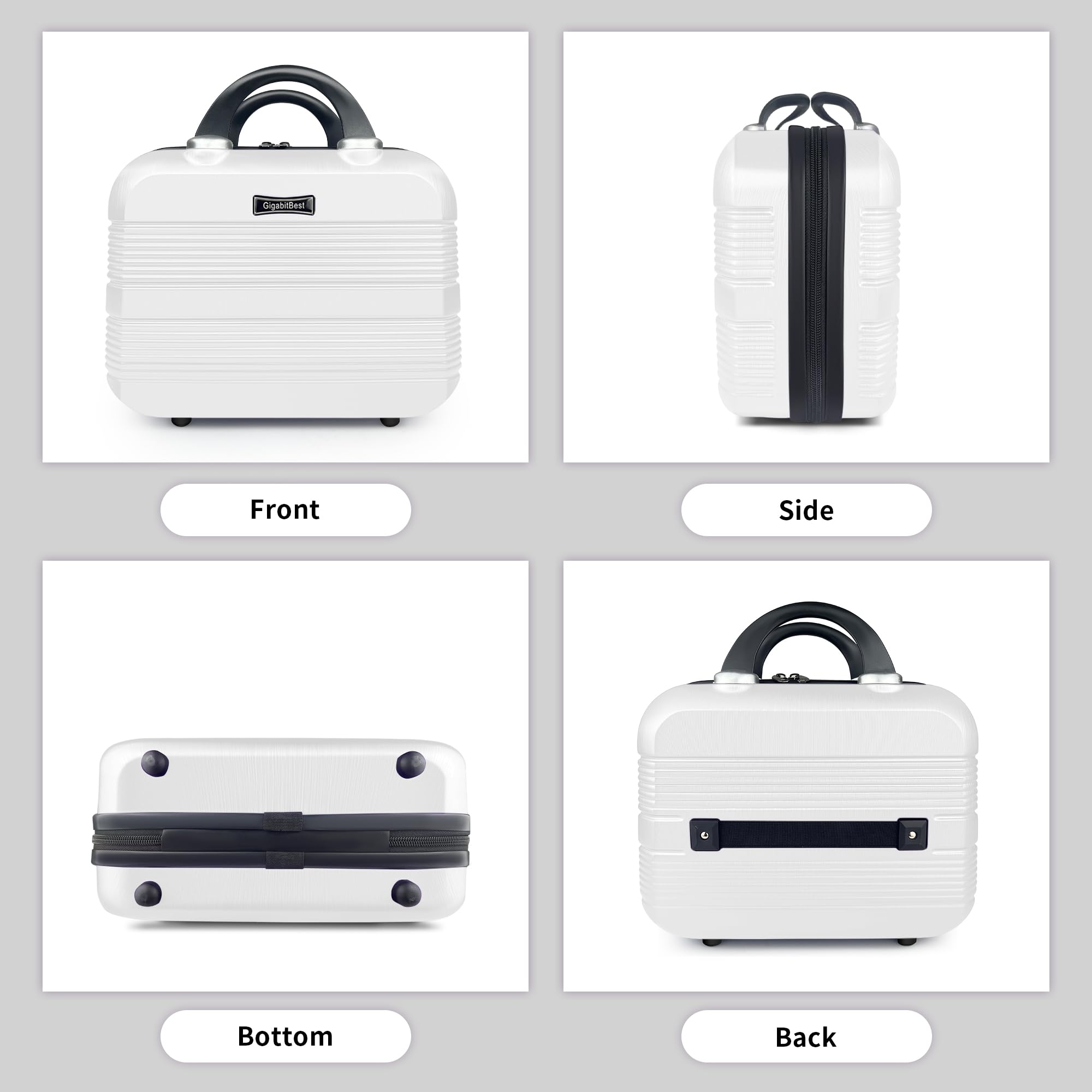 Bolsas de cosméticos, Blanco, Estuche de viaje para maquillaje