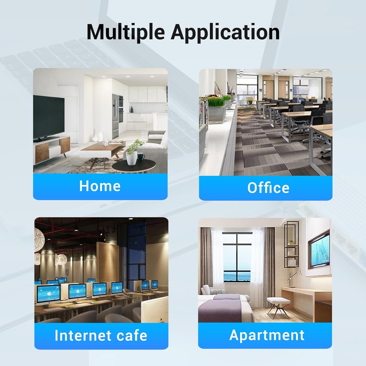 VENTION Cat 8 Ethernet Extension Cable 16FT 40Gbps LAN Cable Extender Cat8 FTP Ethernet Patch Internet Cable Shielded RJ45 Male to Female Connector