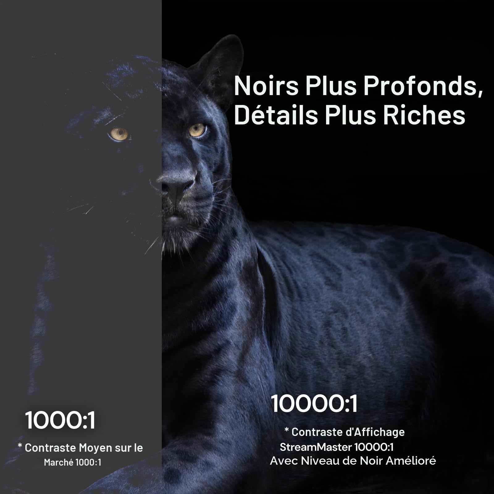 Valerion StreamMaster Plus2 vidéoprojecteur 4K, 4 ms Faible Latence Gaming, HDR10+, Dolby Vision & Atmos, IMAX Enhanced, Google TV, Assistant Vocal, avec Support gyroscopique de Bureau