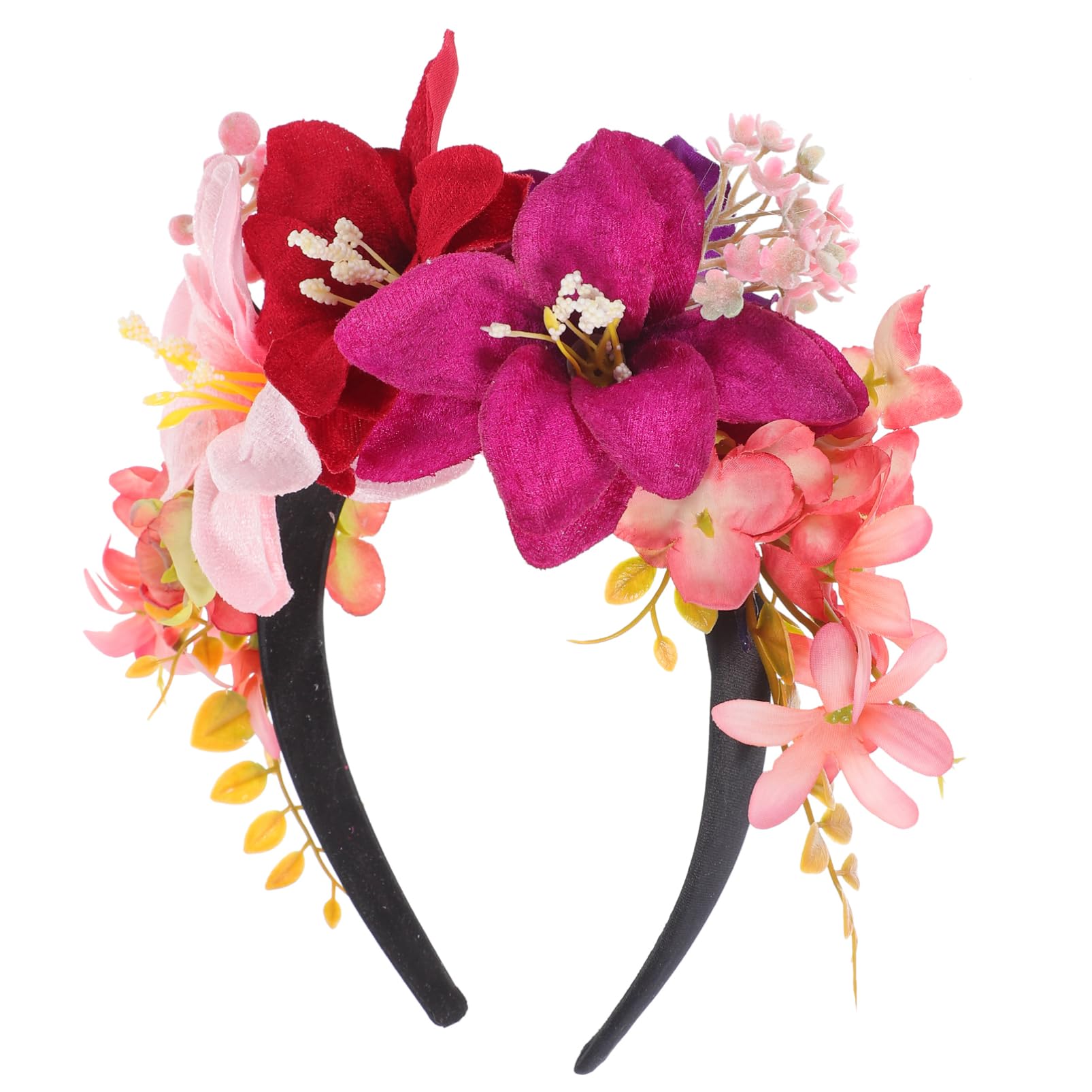 Beavorty 5 Pezzi Di Fascia Per in Tessuto Leggero Con Fiori Di Giglio Alla Moda Per Donne E Ragazze Per Feste E Occasioni Speciali