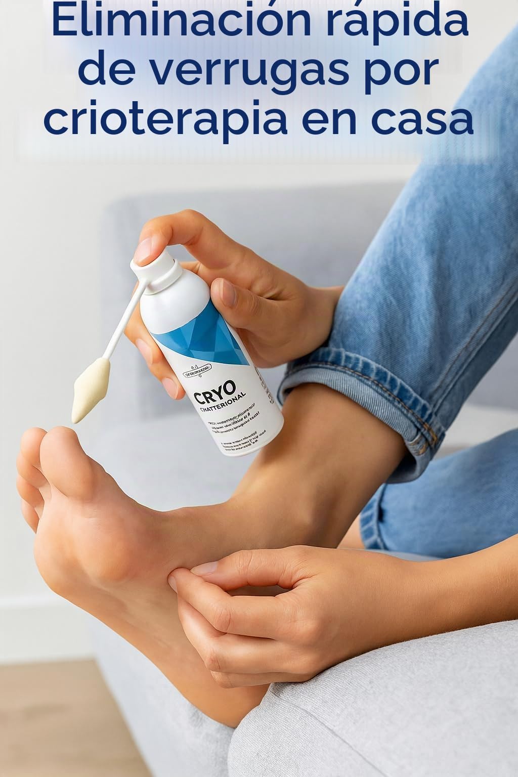 Aerosol de crioterapia para verrugas – manos y pies – 170 ml – 60 tratamientos – eliminación rápida y eficaz