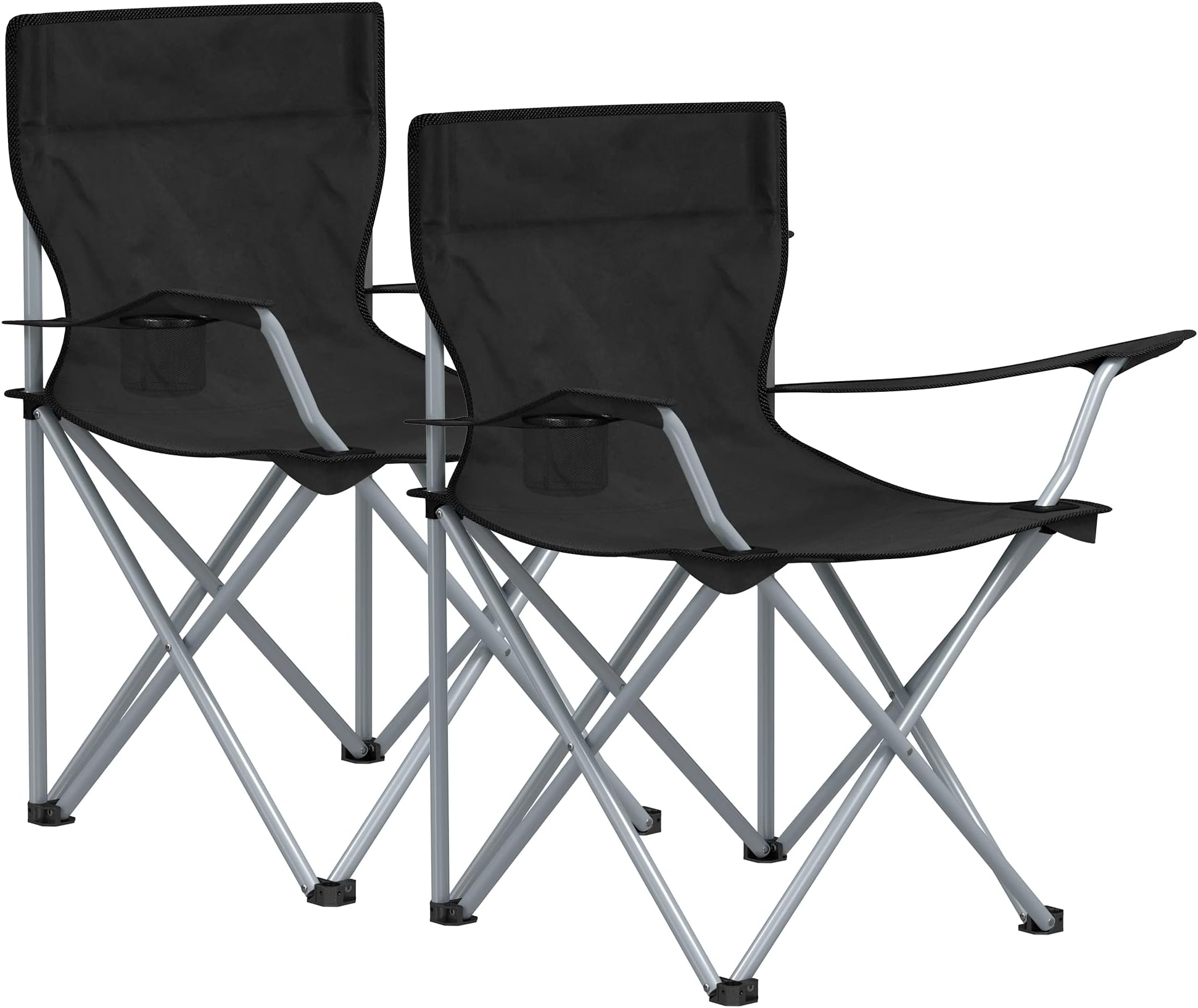 Amazon.co.jp SONGMICS Camping Chairs アウトドアチェア 2脚セット 耐荷重120kg コンパクト