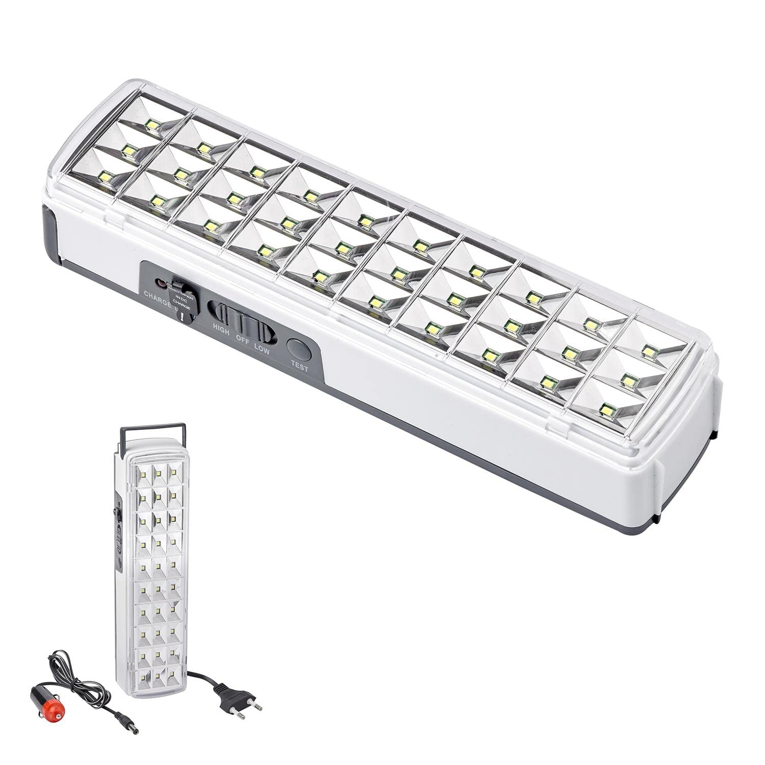 MAURER Lampada A LED di Emergenza con Batteria al Litio, Cranberry