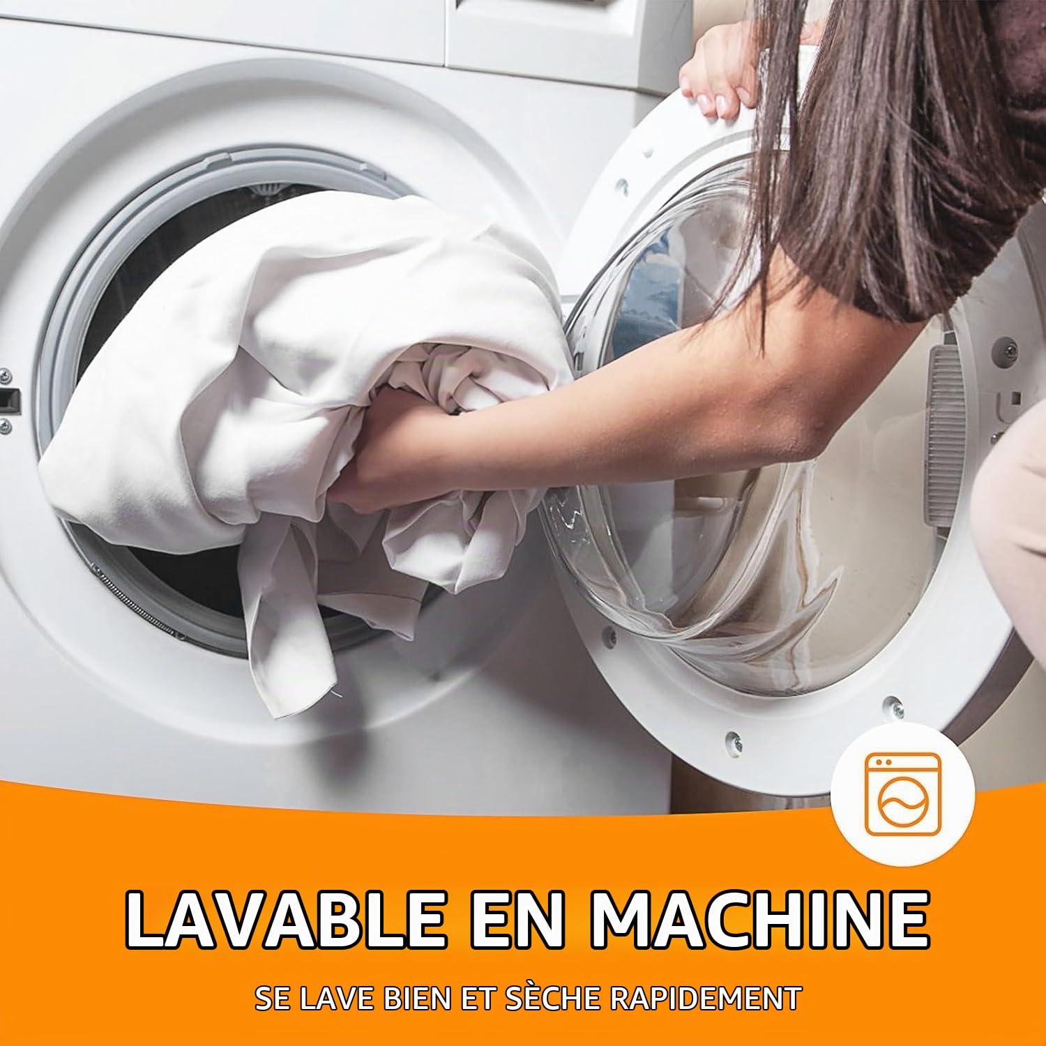 Lot de 10 Draps-Housses pour Lit de Camp pour Crèche, Taille Standard 23" x 51", Drap Respirant pour la Sieste à la Maternelle avec Élastiques aux Coins, Polyester, Blanc