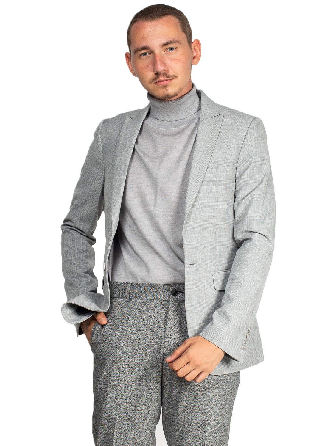 miniprice Men's Grey Blazer-picture-53