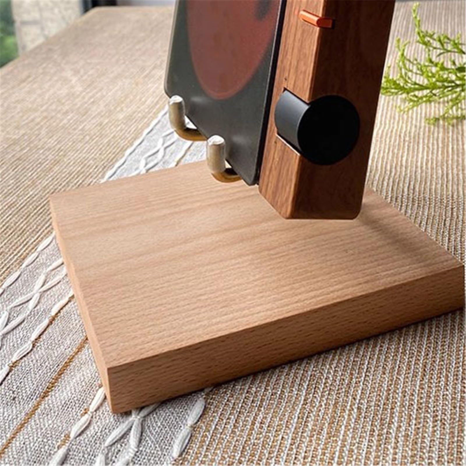 Espositore per CD, in legno, in vinile, per la casa, scaffale da tavolo per album, organizer a 5 ripiani per CD, design compatto e salvaspazio
