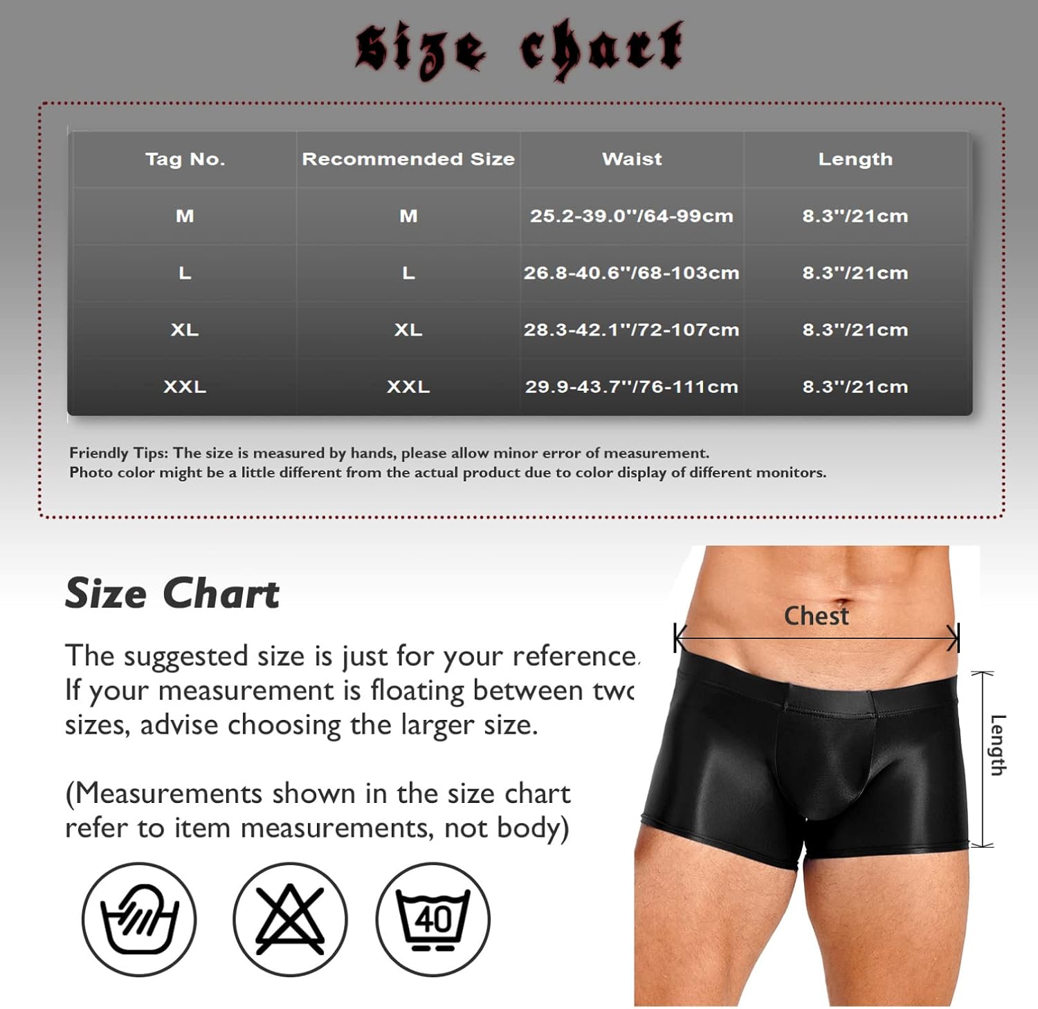 Vxuxlje Men's Glossy Trunks Briefs Underwear Smooth Stretchy Bulge Enhancing Pouch Boxer Shorts