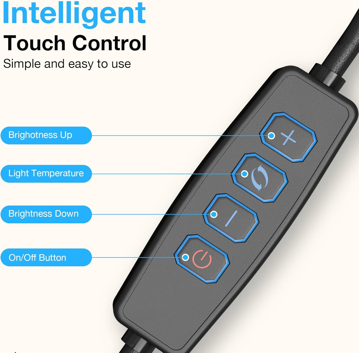 Floor Lamp with Remote and Touch Control, 68 Inch Adjustable Standing Lamp, 3 Color Temperature Dimmable LED, Flexible Gooseneck for Reading, Living Room, Office