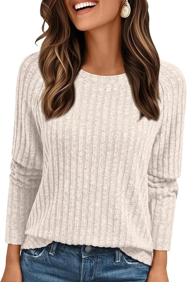 AUTOMET Womens Long Sleeve Shirts Fall Fashion Tops 2025 Crewneck Dressy Sweaters Tunic Winter Clothes Casual Outfits OEKO-TEX STANDARD 100