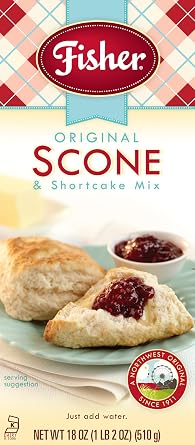 Fisher Original Scone & Shortcake Mix, 18 OZ Pack of 1