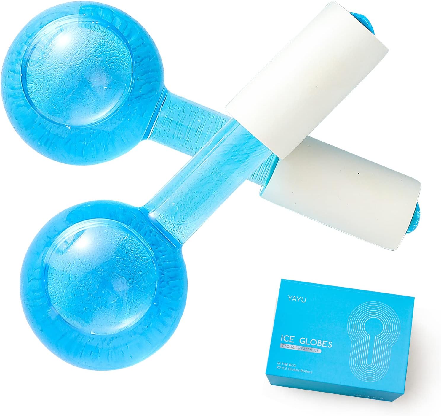 YAYU Ice Globes - Ice Globes for Facials, Eye Massager, Ice Hockey for Daily Beauty, Massager for Tighten Skin Anti Ageing Reduce Puffy & Wrinkle, Women's Gift