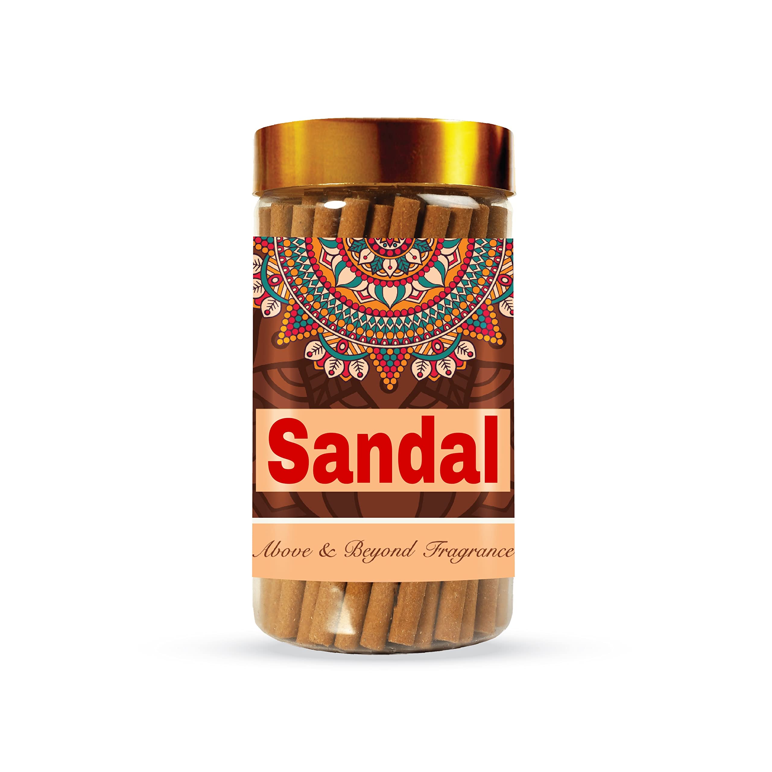 Exotix Fragrance premium Sandal Dhoop with a premium Plastic container and dhoop Holder