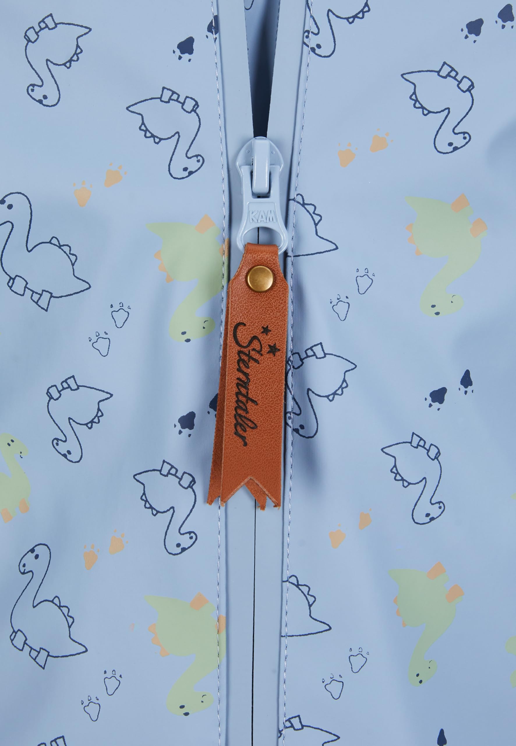 Sterntaler Regenjacke ungefüttert Dino - Kinder Regenjacke wasserdicht - Jungen Jacke mit verschweißten Nähten Kapuze und reflektierendem Detail - robuste Regenbekleidung