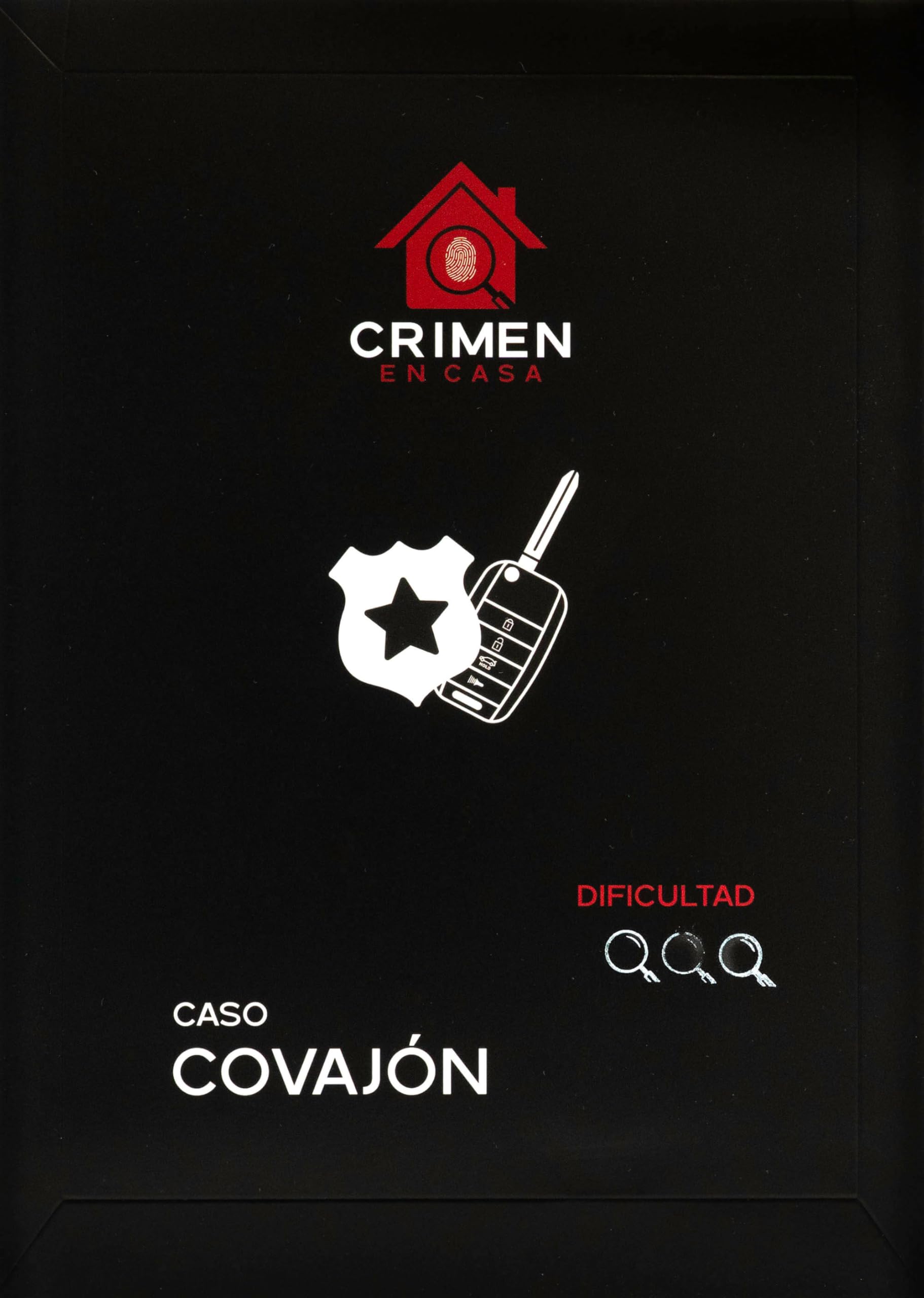 Caso: Covajón (Difícil) - Juego de Detectives - Caja Escape Room - Resolver Investigación Caso Policial