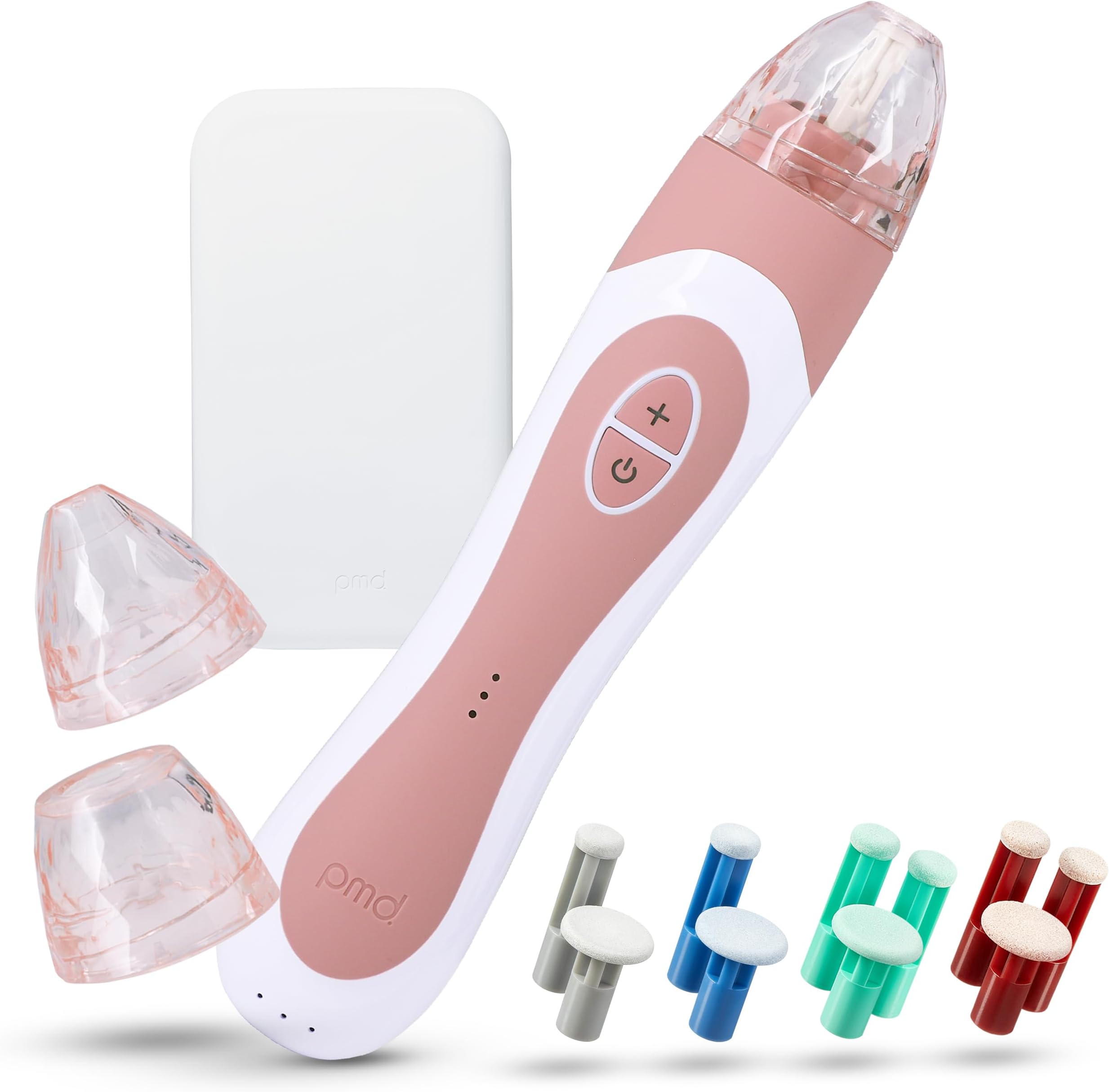 PMD Personal Microderm Elite Pro - At-Home Microdermabrasion Machine with Kit for Face and Body - Exfoliating Crystals and Vacuum Suction for Fresh and Radiant Skin - Three Speed and Suction Options