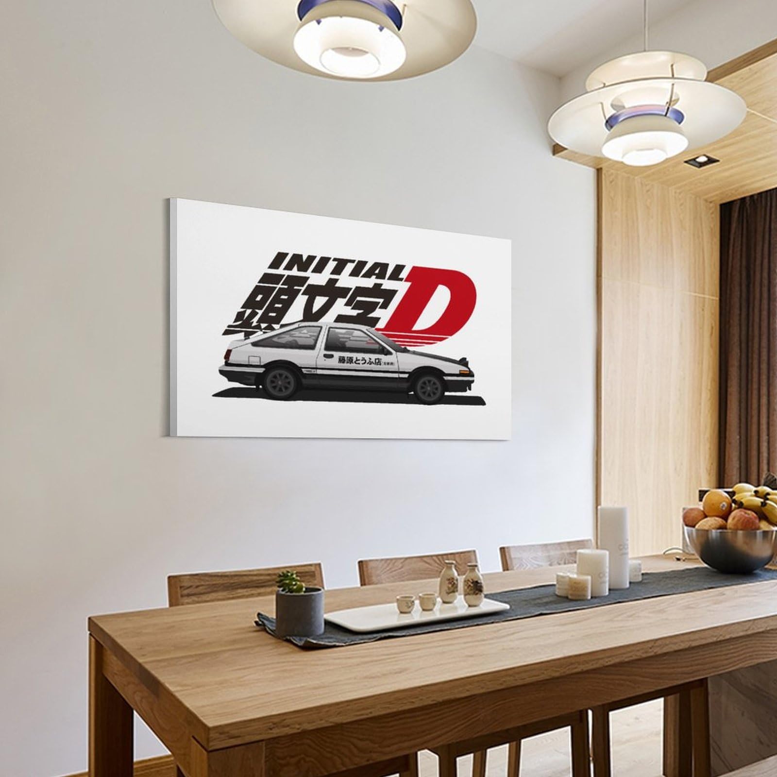 Amazon.co.jp: 頭文字d イニシャル D Ae86 ポスター アートパネル 装飾 
