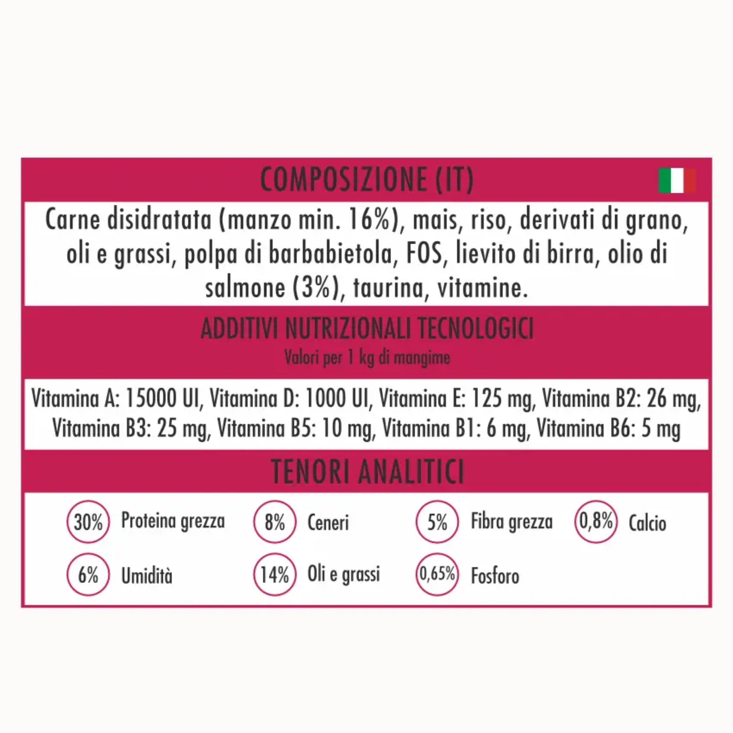 Pet's Garden Crocchette per Gatti Alfa Cats Gusto Manzo Cibo Alimento Secco Bilanciato Ideale per Gatti Adulti Sterilizzati di Tutte le Razze Sacco da 20kg Prodotto Italiano