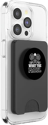 Miniatura 4 de What The Padel Racquet Paddle PopSockets PopWallet for MagSafe