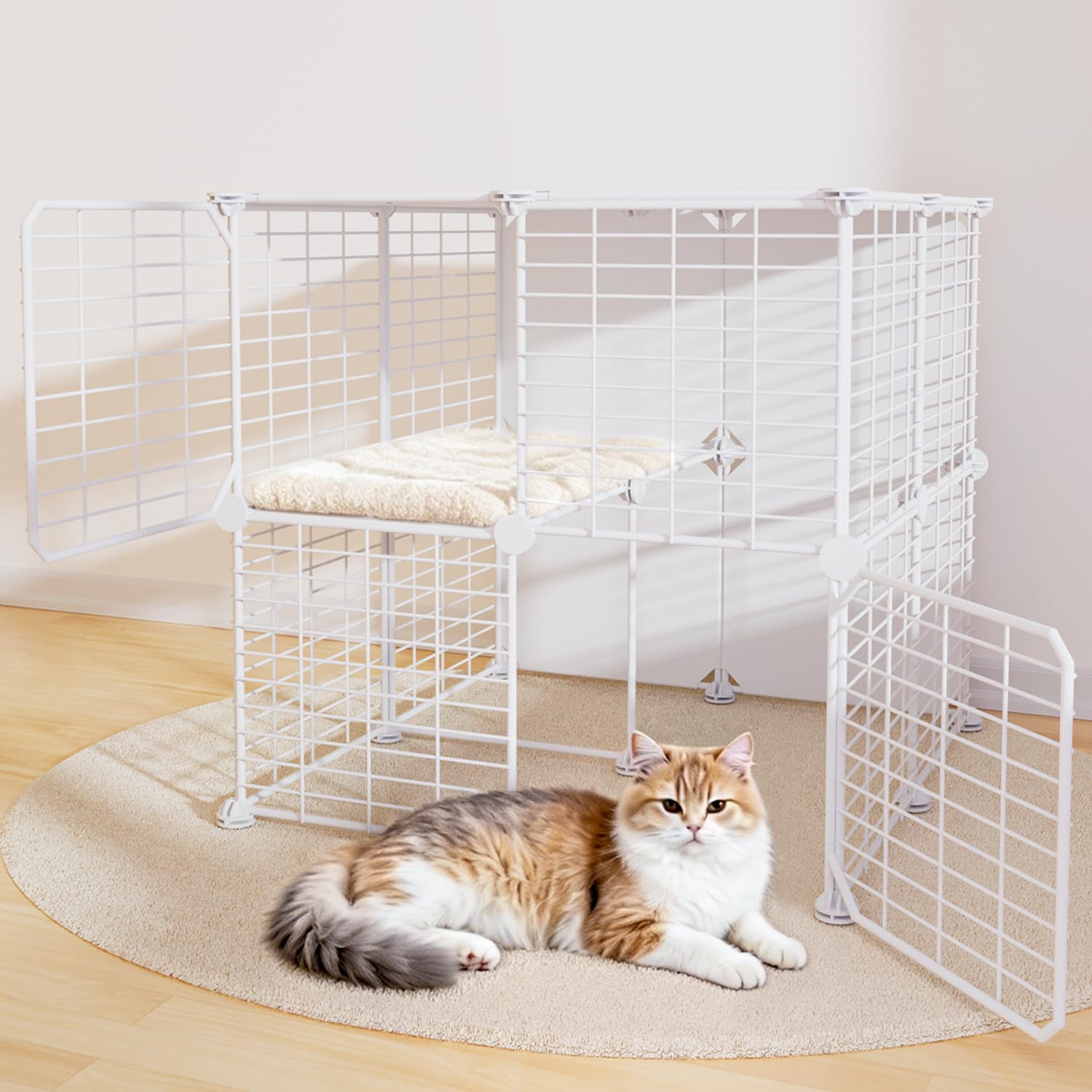Amazon.co.jp: Sulgoty 猫 ケージ 大型 1から4段までDIY可能 組立簡単