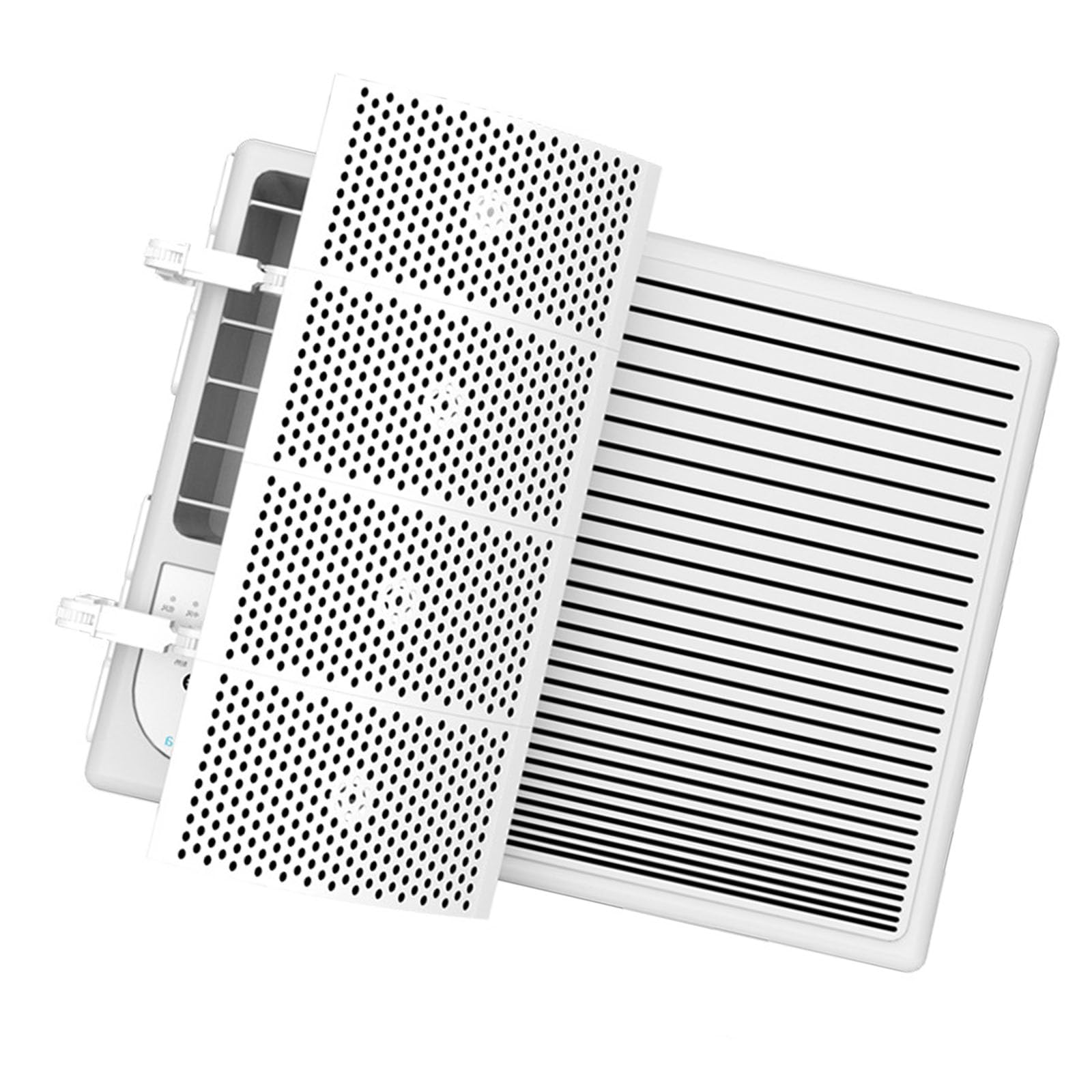Placa guía de aire acondicionado, para ventana, habitación, aire acondicionado, dirección ajustable, deflector de viento directo, 45 x 20 cm, pequeño deflector de viento montado en ventana