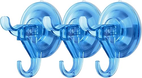 Miniatura 13 de Antimbee - Ganchos de ventosa, paquete de 10 perchas para coronas para puerta principal, ventosas pequeñas extraíbles para ducha, baño, vidrio,