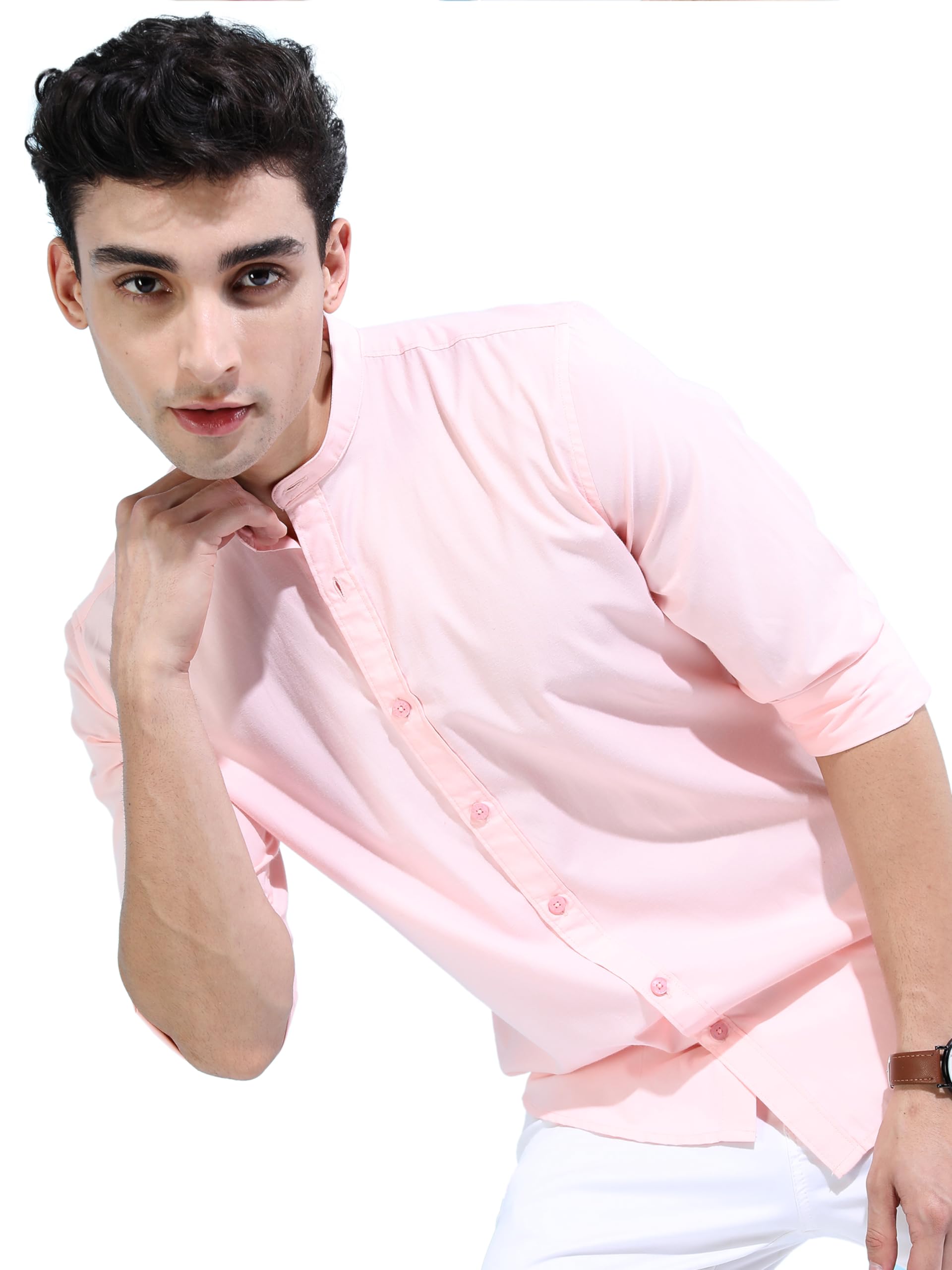 KETCHMen Slim Fit Solid Full Sleeve Shirt