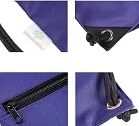 Vista 4 de HOLYLUCK - Mochila, bolsa deportiva con cordón ajustable para gimnasio