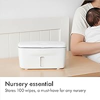 Vista 7 de OXO Tot Perfect Pull - Dispensador de toallitas, Gris