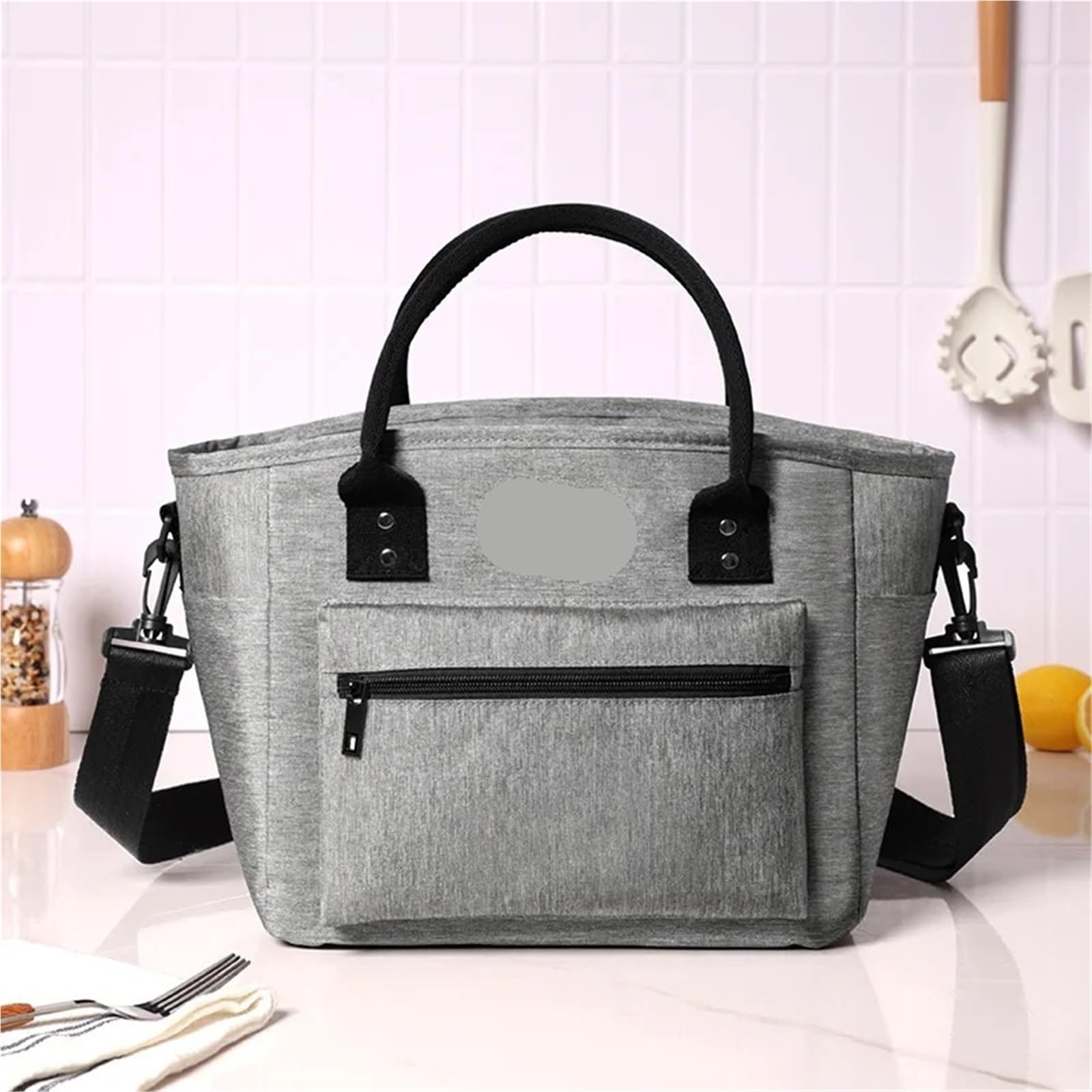 Borsa riutilizzabile di grande capacità for uomini e donne, adatta for viaggi, lavoro, picnic, borsa di grande capacità ，Borsa da campeggio(Pink)
