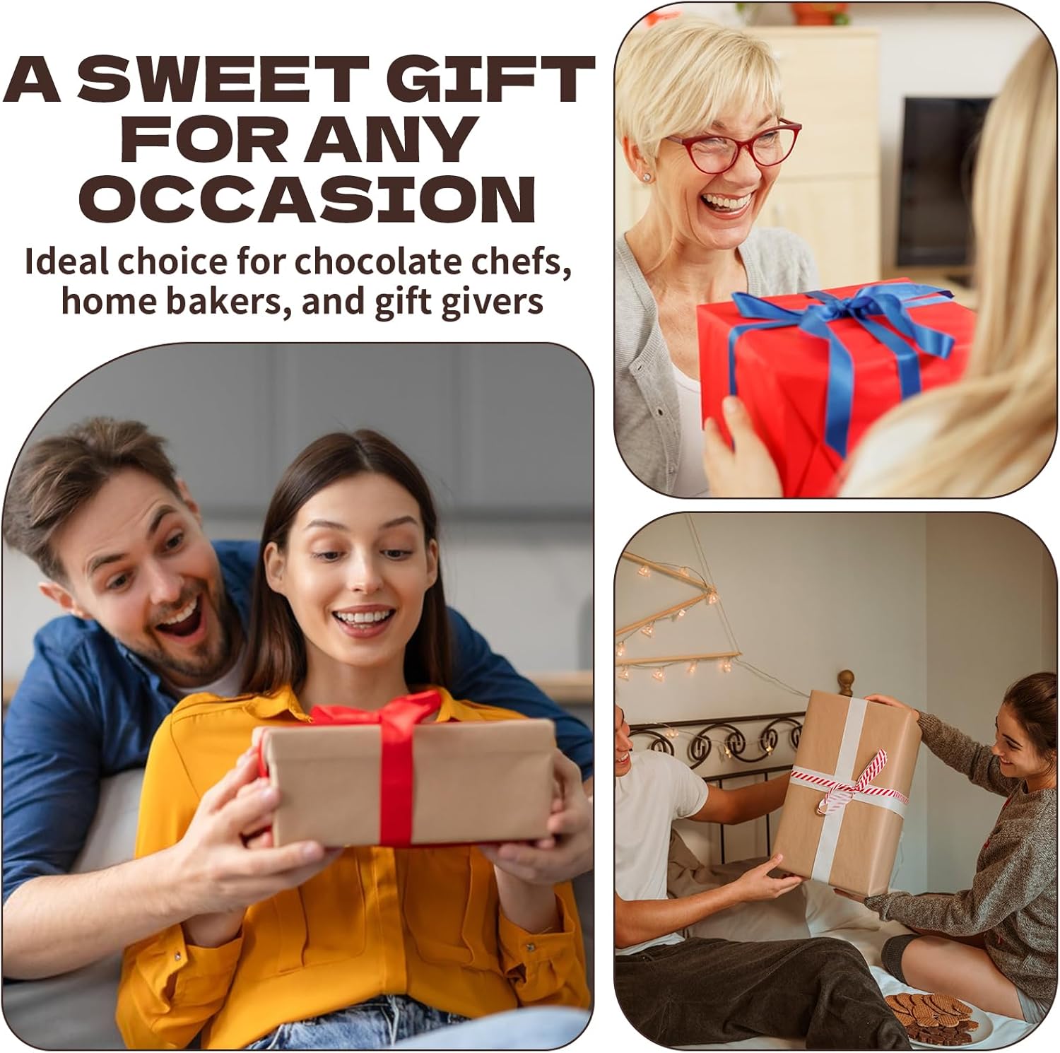 Polycarbonate Mold For Dubai Chocolates Making 3-Cavities Deep Professional Chocolate Bar Mold Filling Break Apart PC Candy Chocolate Bar Mould for Dubai Bars Energy Bar Maker Candy Mould - Image 7