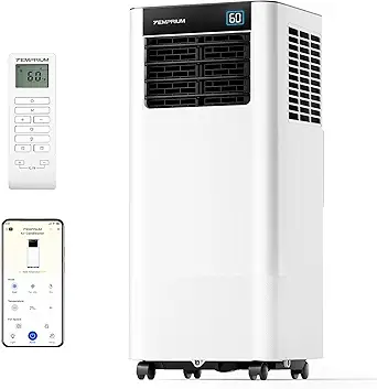11 Best Portable Air Conditioner For Campervan In 2026 8 10,000 BTU Portable Air Conditioner, Smart Portable AC Unit for rooms up to 450 sq. ft., 3-in-1 Standing Air Conditioner with Cool, Dry, Fan, Sleep Modes, 24H Timer, APP/Voice/Remote Control