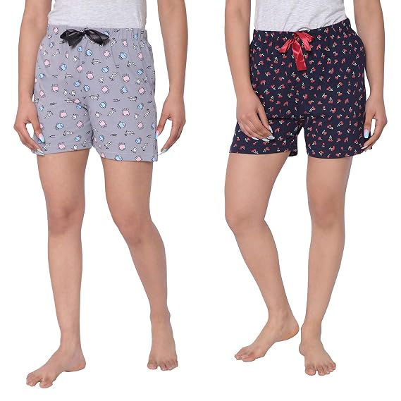 Women's Lounge Shorts- Pack of 2