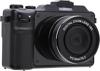 4K SLR Digital Camera - Digital Video Camera with 56MP, 18X Digital Zoom, Retro for Travel and Photography