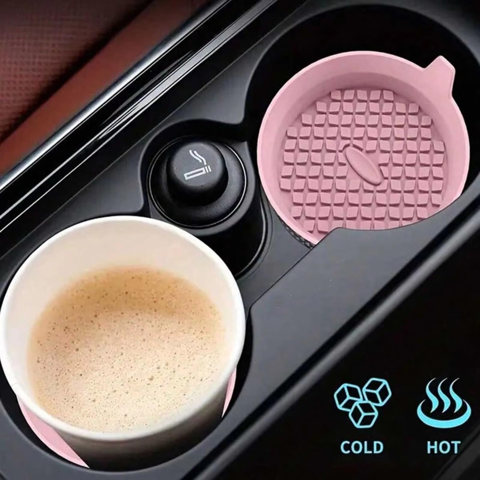Portavasos Bebidas para Coche Portavasos Automóvil Enchufable Posavasos
