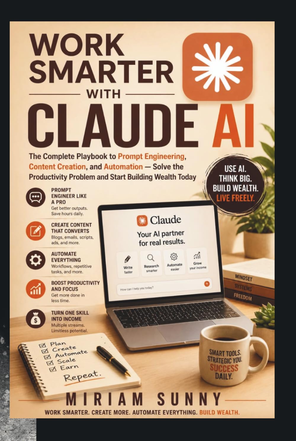 WORK SMARTER WITH CLAUDE AI: The Complete Playbook to Prompt Engineering, Content Creation, and Automation — Solve the Productivity Problem and Start Building Wealth Today