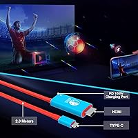 Vista 3 de YOXXZUS Switch Base portátil, adaptador de TV USB-C a HDMI para interruptorinterruptor OLED