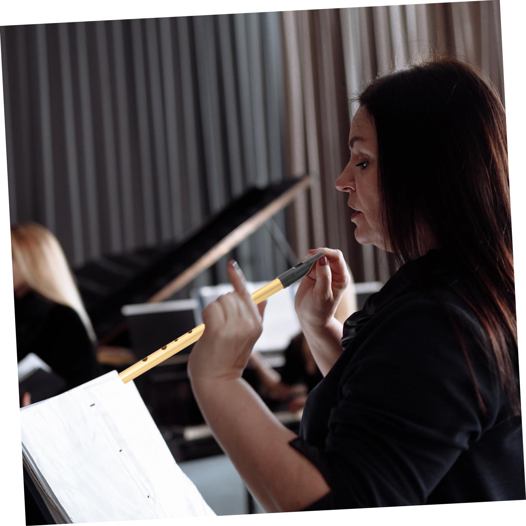 Levemolo Beginner Clarinet d Clarionet for Children Professional Woodwind 6-hole Clarinet Present for Young Musicians