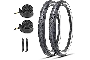 MOHEGIA Bike Tires 26 x 2.125 Inch Folding Bicycle Tires, 2 Packs