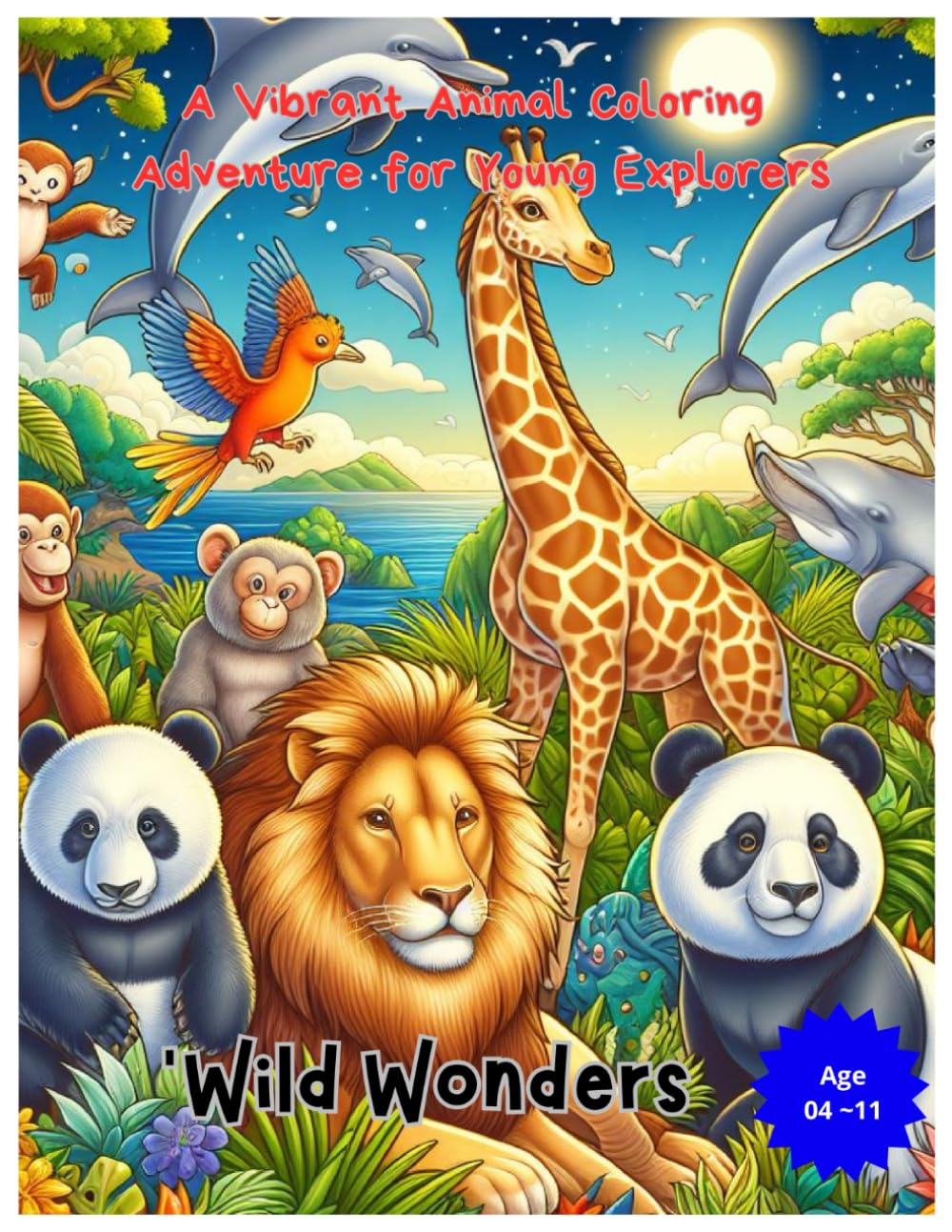 Wild Wonders: A Vibrant Animal Coloring Adventure for Young Explorers