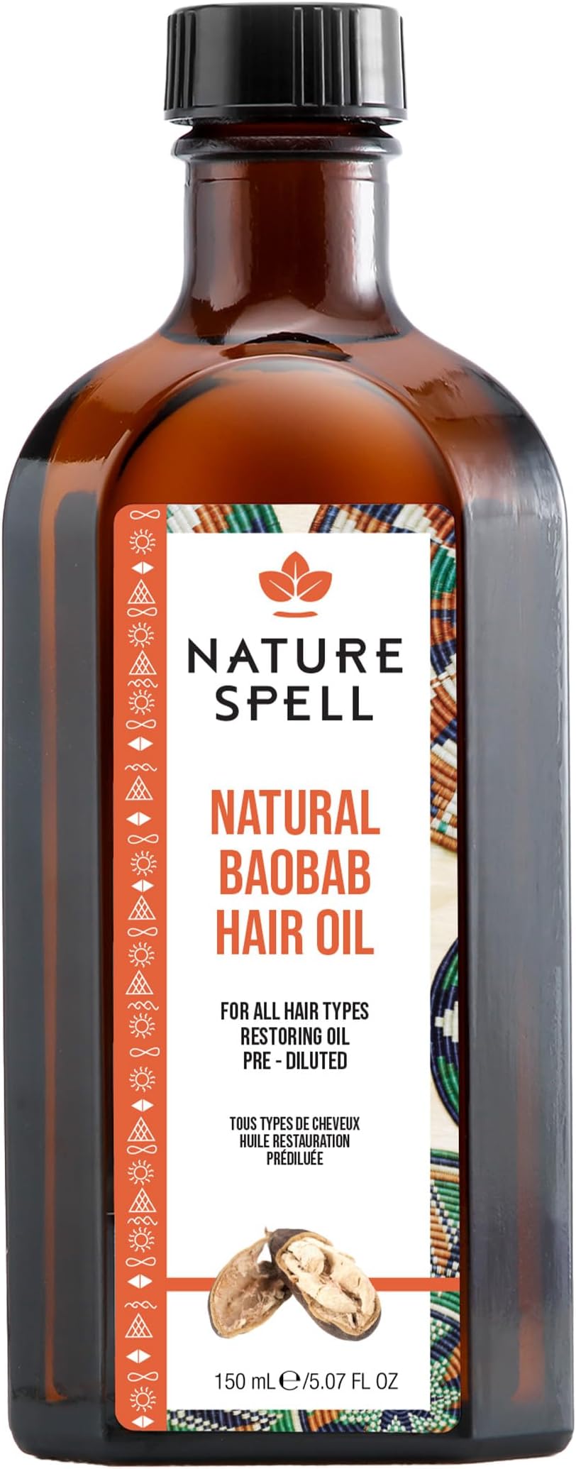 Baobab Oil for Hair, for All Hair Types, Vegan, 150ml