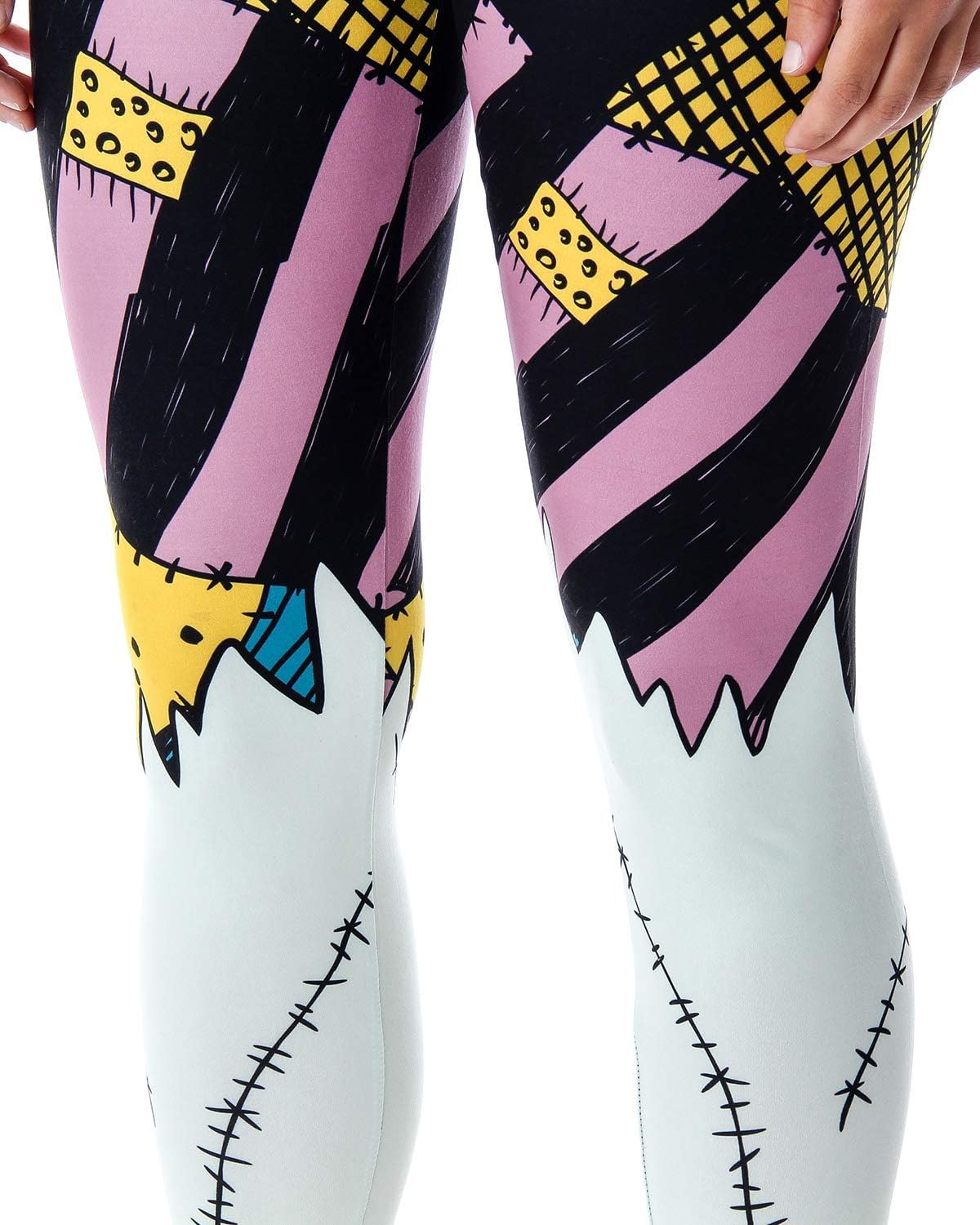The Nightmare Before Christmas Women's I Am Sally Rag Doll Costume Tights Leggings