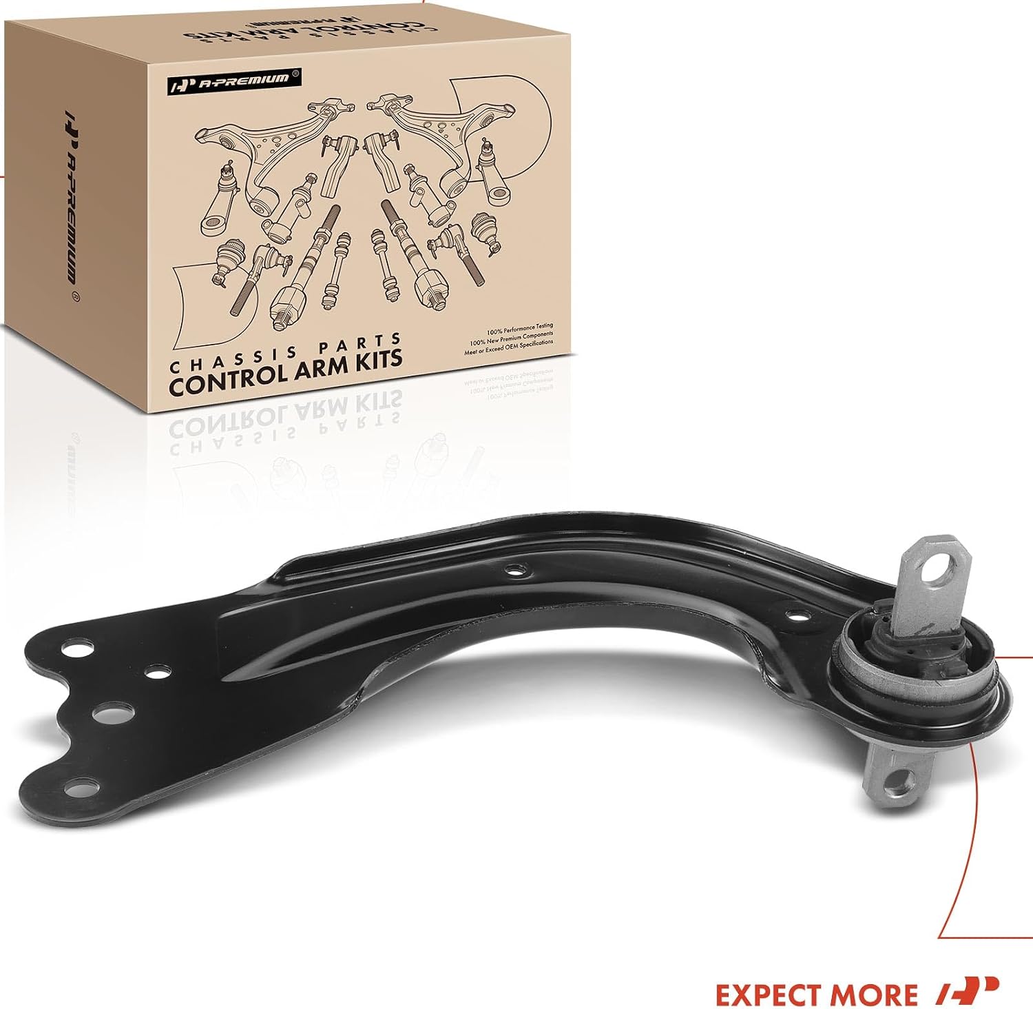 A-Premium Rear Right Trailing Arm, with Bushing, Compatible with Mazda CX-5, CX5 2013-2019