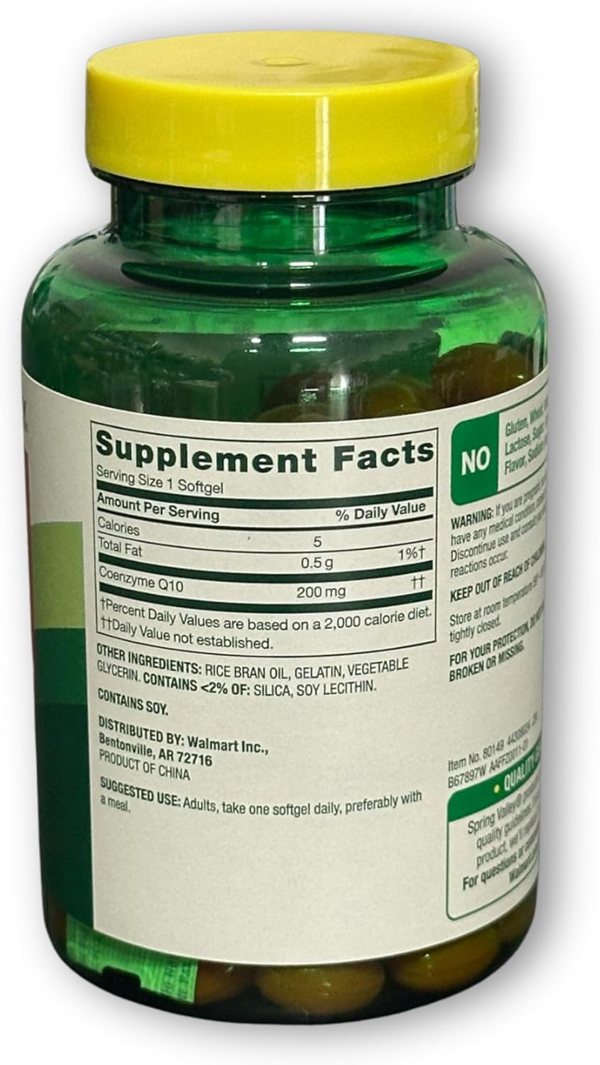 CoQ10 200mg- Rapid Release Softgels, 150Ct (Pack of 1), Boxed by Fusion Shop Store