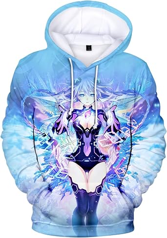 ISaikoy Anime Hyperdimension Neptunia Hoodie Jacket Hoody Pullovers Sweatshirt Sweater Costume