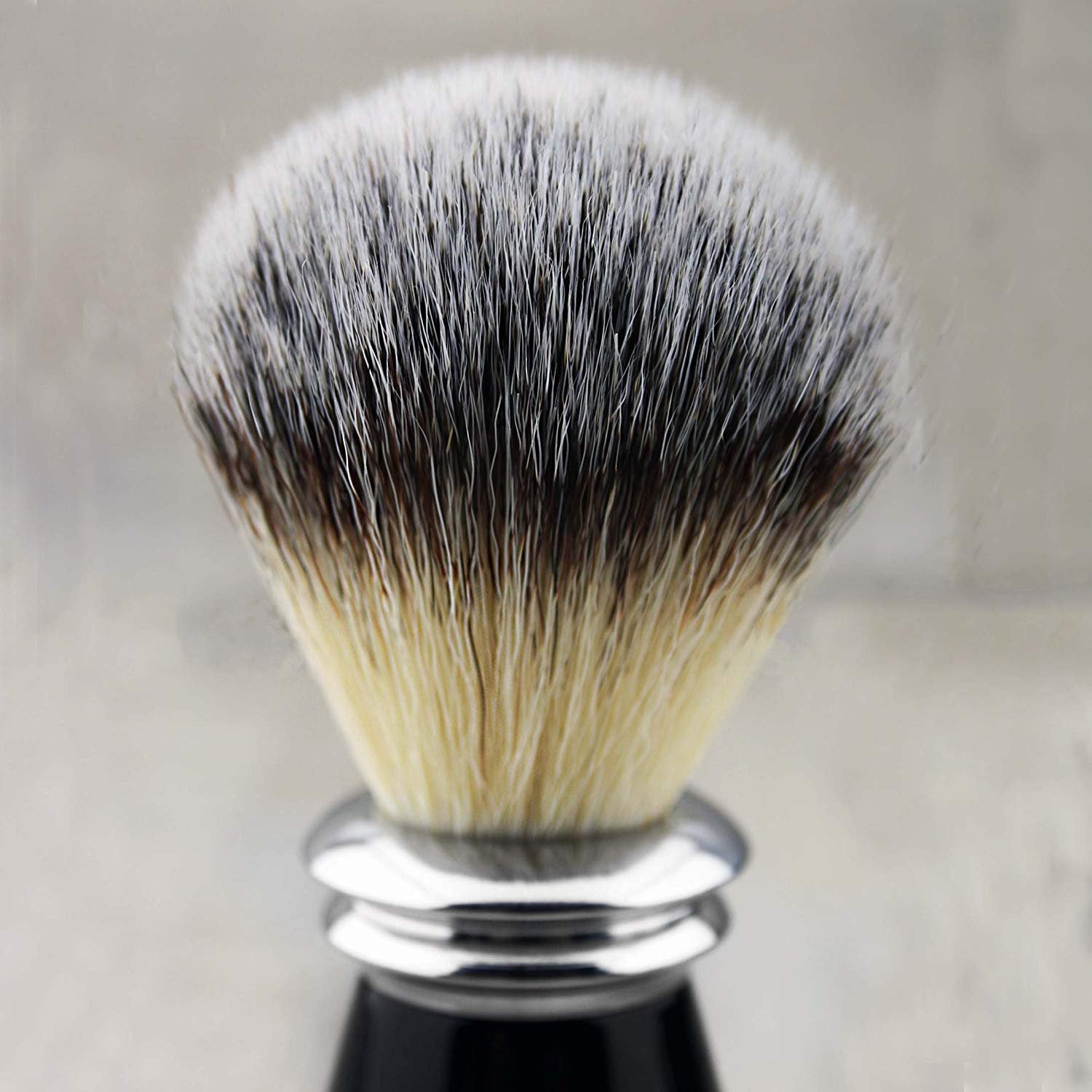 Haryali London Silver Antique zestaw do golenia dla mężczyzn z 5-kątną brzytwą, czarnym pędzlem do golenia dachowego, agauna i stojakiem do golenia